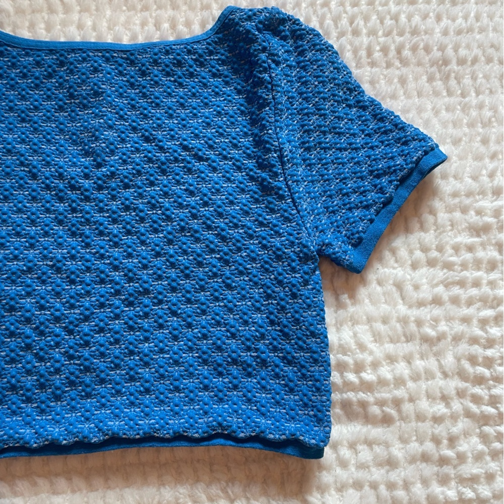 Intimately Free People | Seamless Micro Crop in Super Sonic Sky | Crop Top | NWT - Picture 10 of 13